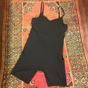 Black outdoor voices onesie cycle suit shorts leotard xl